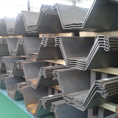 Z sectie stalen damwand stapel koud gevormd metaal S275 Grade55