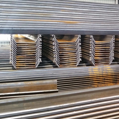 Vloeistaal Z Type Damwand Q235 Q345 Koudgevormde S355