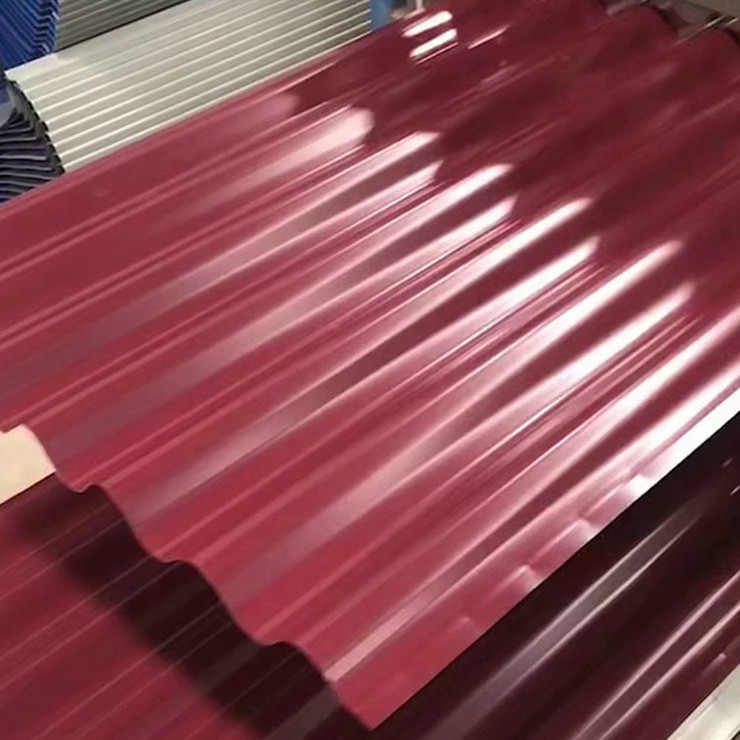 Vooraf geverfte Bladen 12 M Color Coated Corrugated van het Koolstofstaaldakwerk